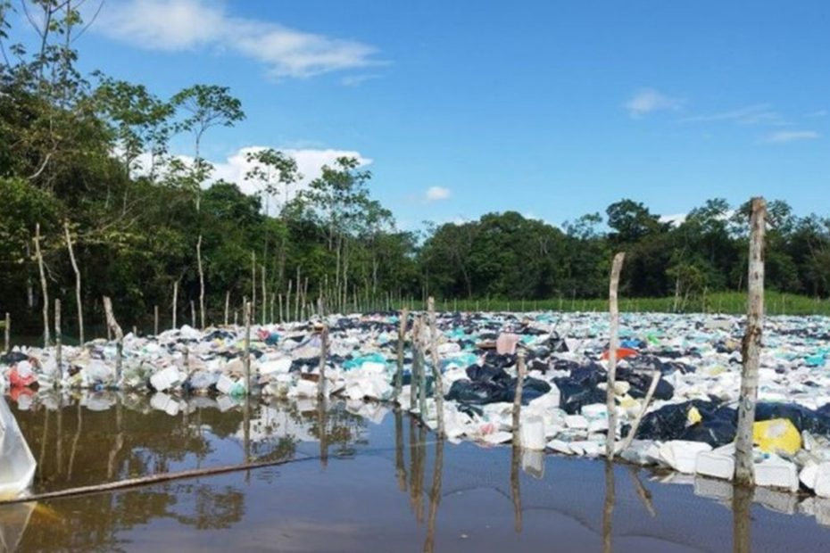 Ilha de lixo em rio da Amazônia reflete falha da diplomacia ambiental