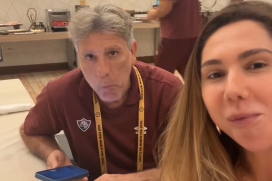 filha de Renato Gaúcho 'invade' concentração do Fluminense e mostra bastidores de decisão
